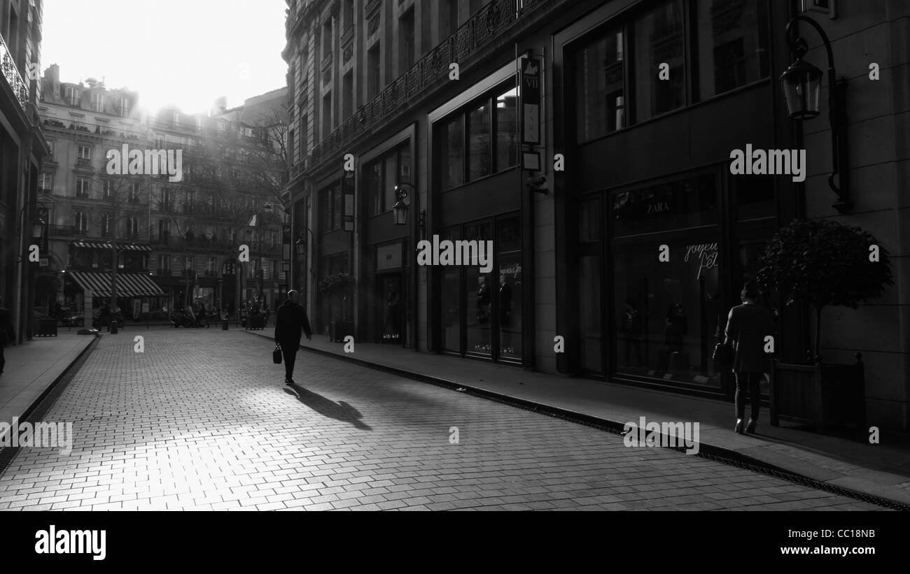 Rue Edouard Vii, Parigi, Francia Foto Stock