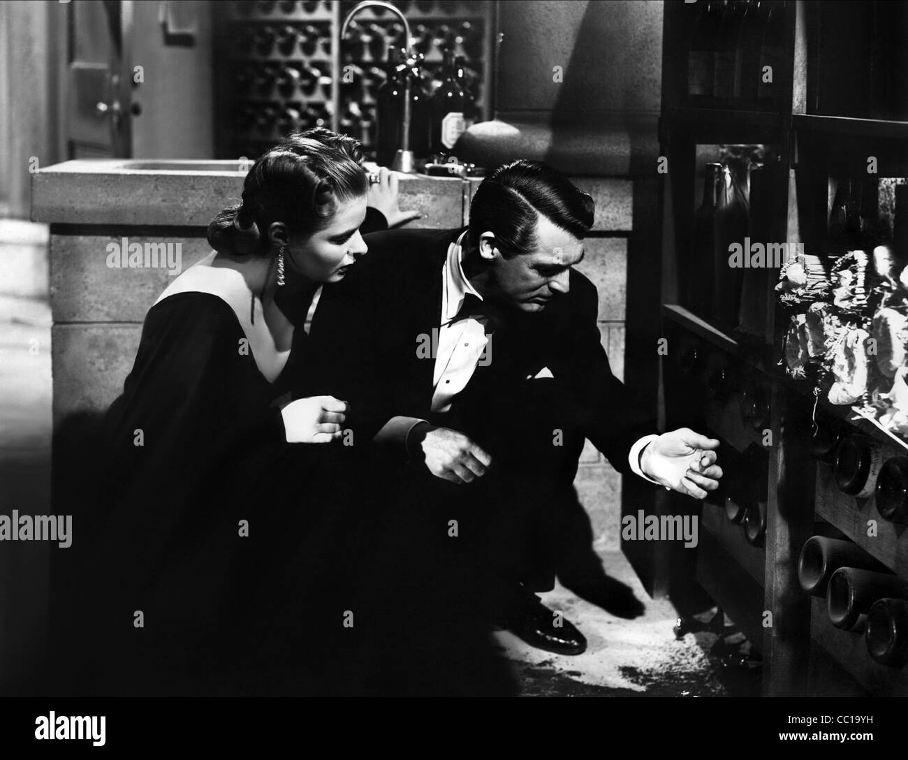 INGRID BERGMAN, Cary Grant, notoriamente, 1946 Foto Stock