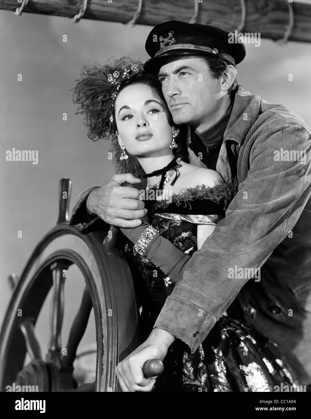 ANN BLYTH, Gregory Peck, il mondo nelle sue braccia, 1952 Foto Stock