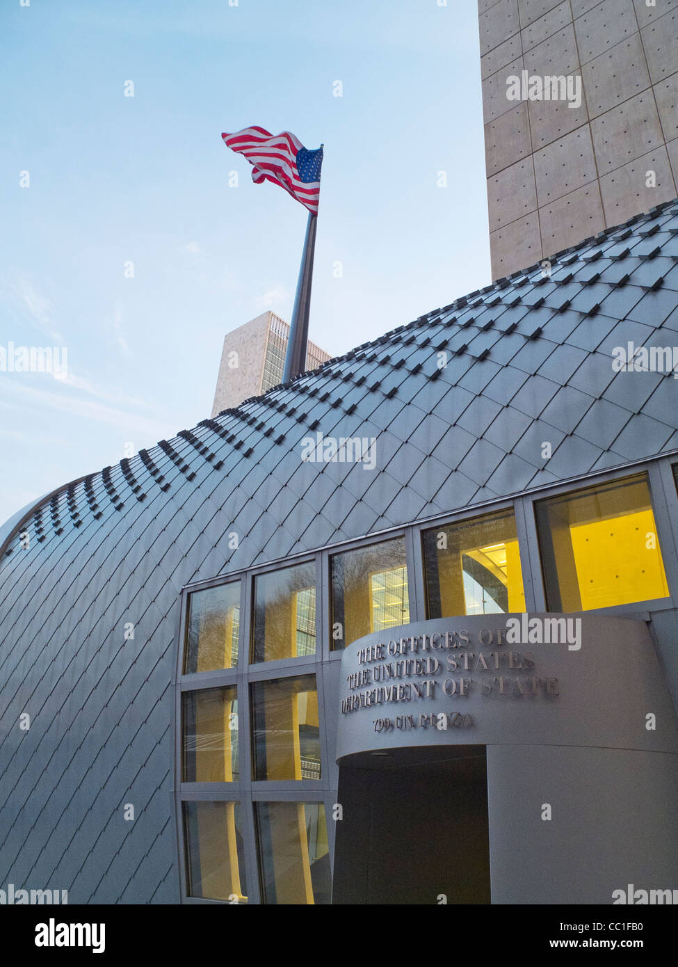Missione degli Stati Uniti presso il Palazzo delle Nazioni Unite a New York City Foto Stock