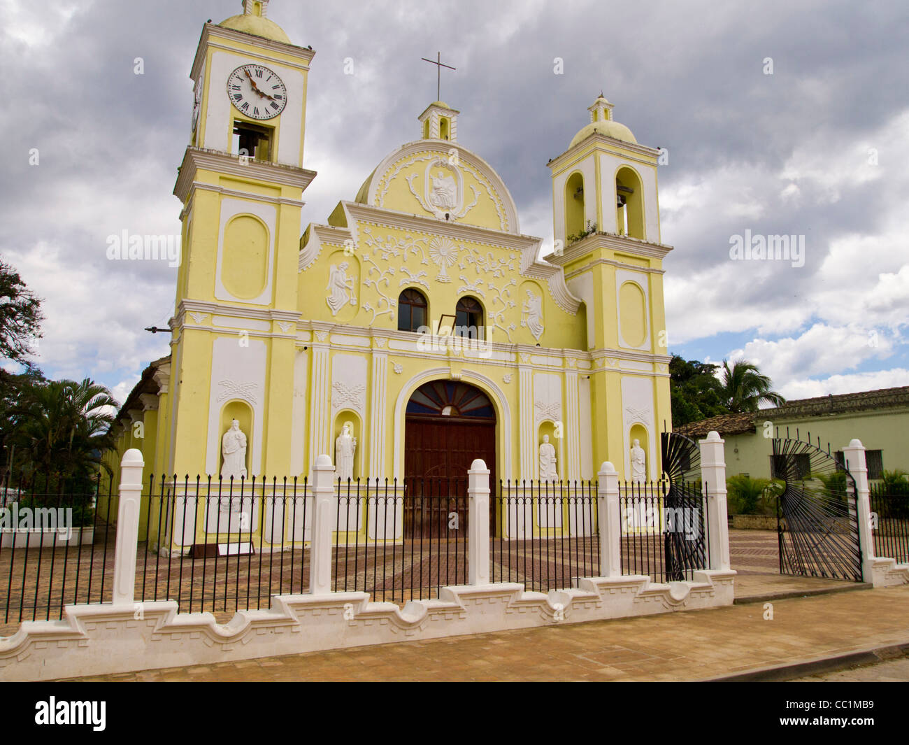 Gracias Lempira chiesa cattolica in Honduras Foto Stock