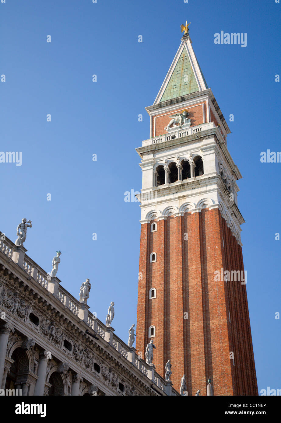 Venezia - torre campanaria Foto Stock