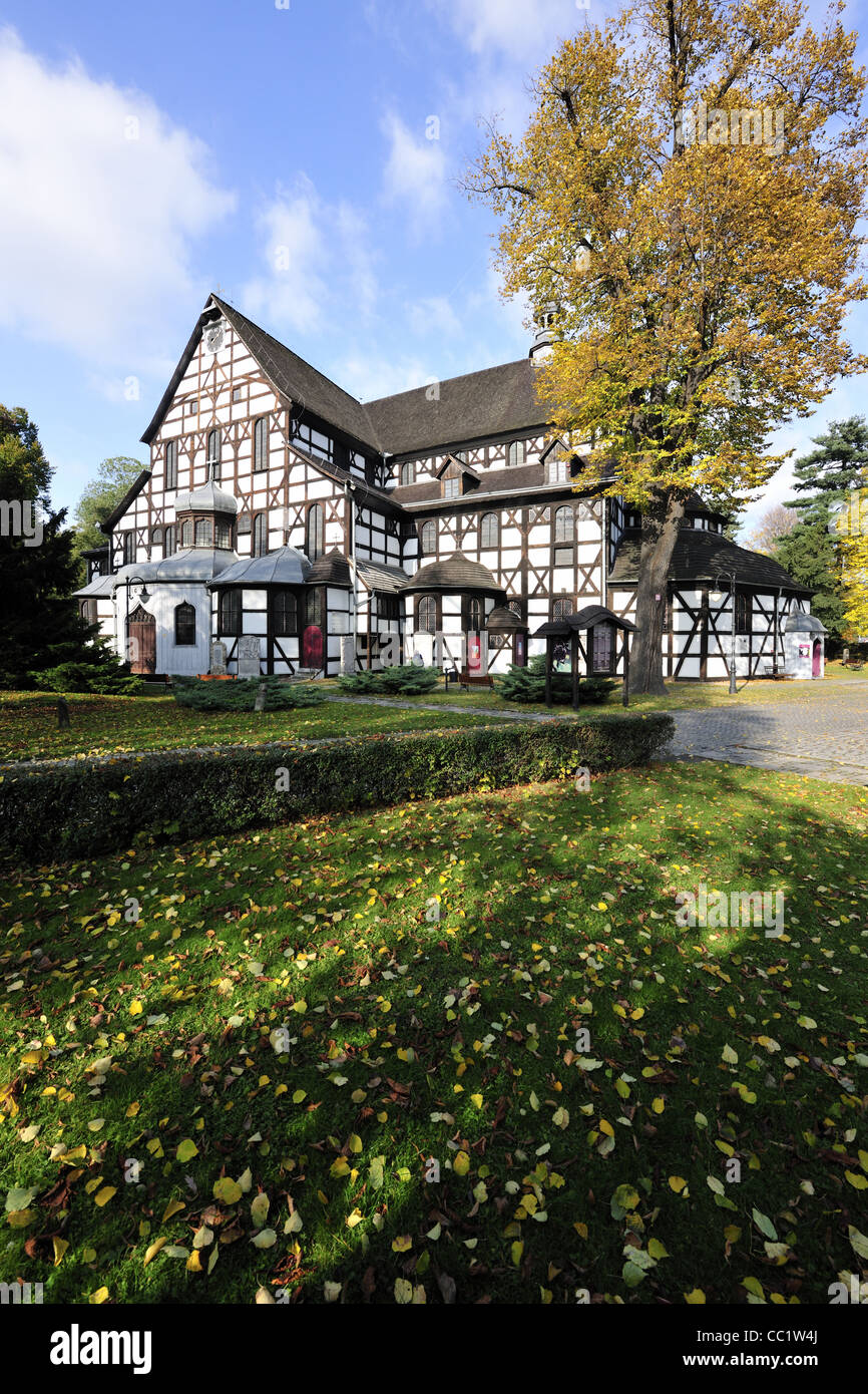 Chiesa evangelica della pace, kosciol pokoju, Dolnoslaskie, parrocchiale evangelica, religione, mondo, patrimonio UNESCO, swidnica, Slesia, europa, foto di jurewicz Foto Stock