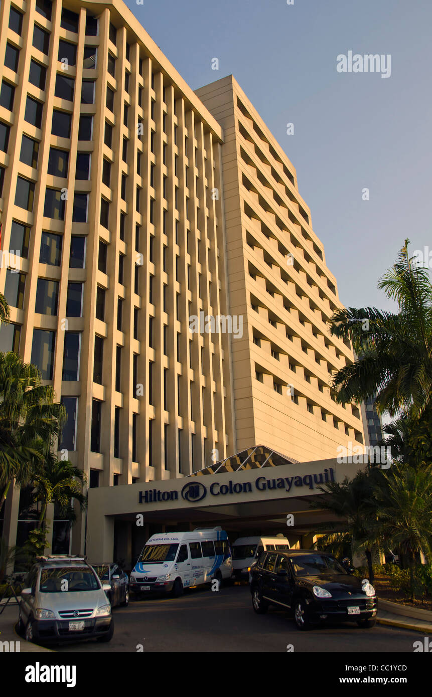 Hilton Colon Quayaquil, Ecuador, ingresso hotel Foto Stock