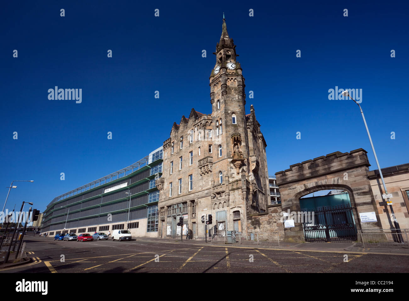 Glasgow Royal Infirmary edificio supplementare Foto Stock