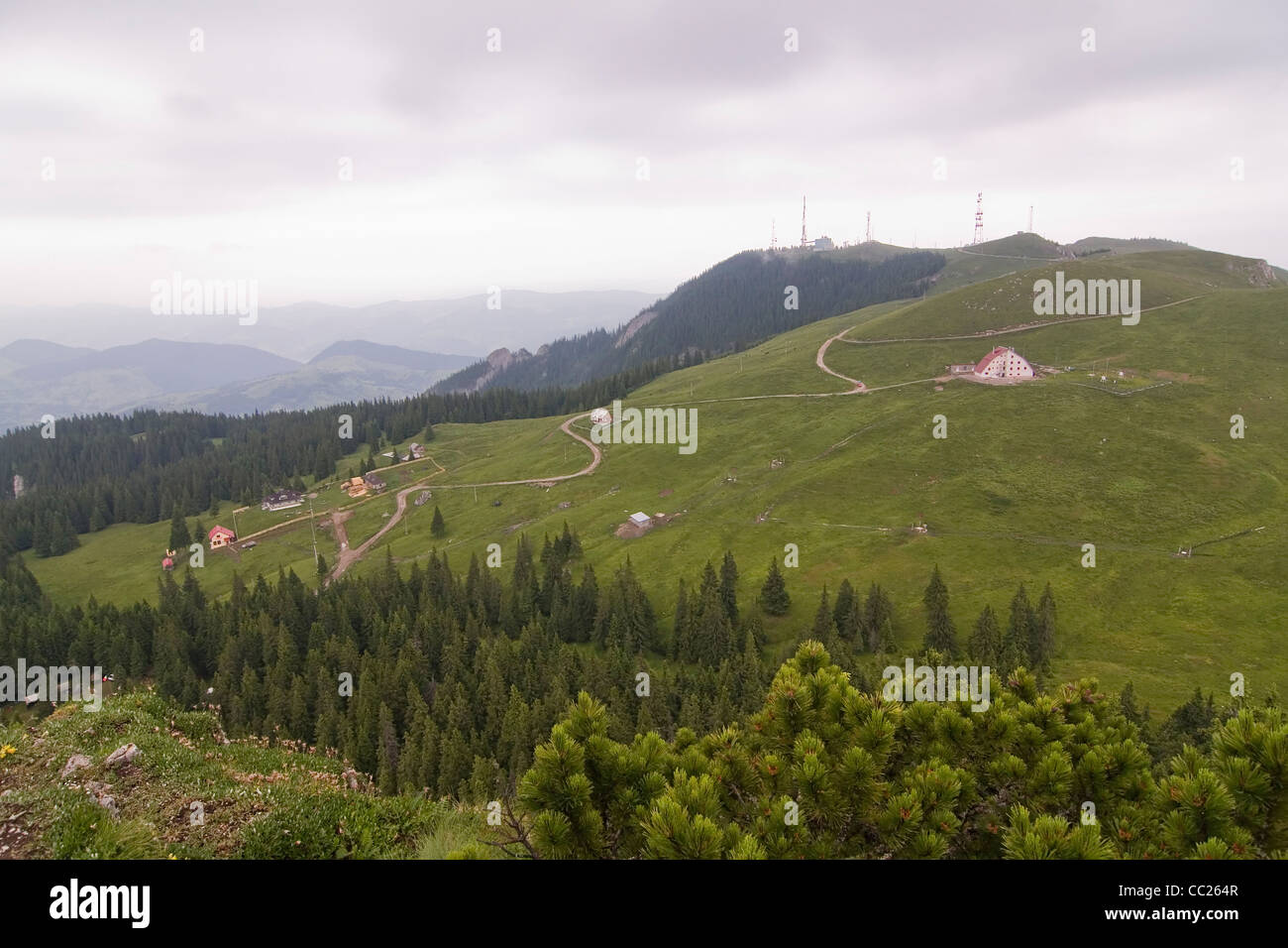 Il Rarau Mountains parte dei Carpazi orientali, Bukovina meridionale, Romania Foto Stock