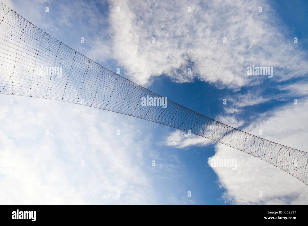 Temenos un pubblico opere di Anish Kapoor, Middlesbrough, Inghilterra Foto Stock