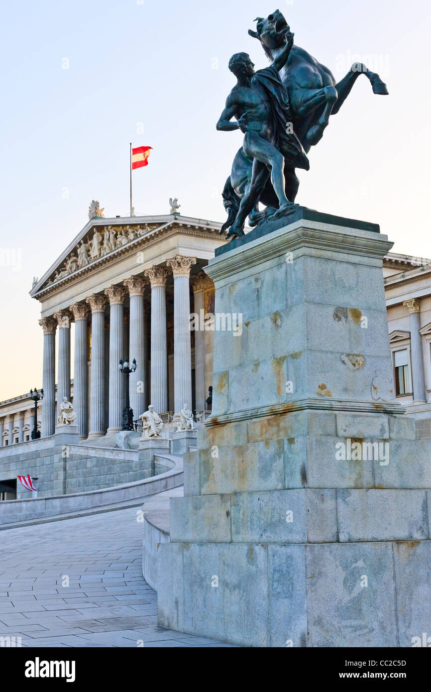 Parlamento austriaco a Vienna Foto Stock