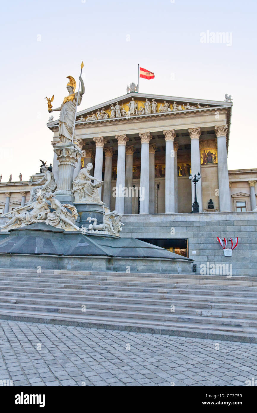 Parlamento austriaco a Vienna Foto Stock