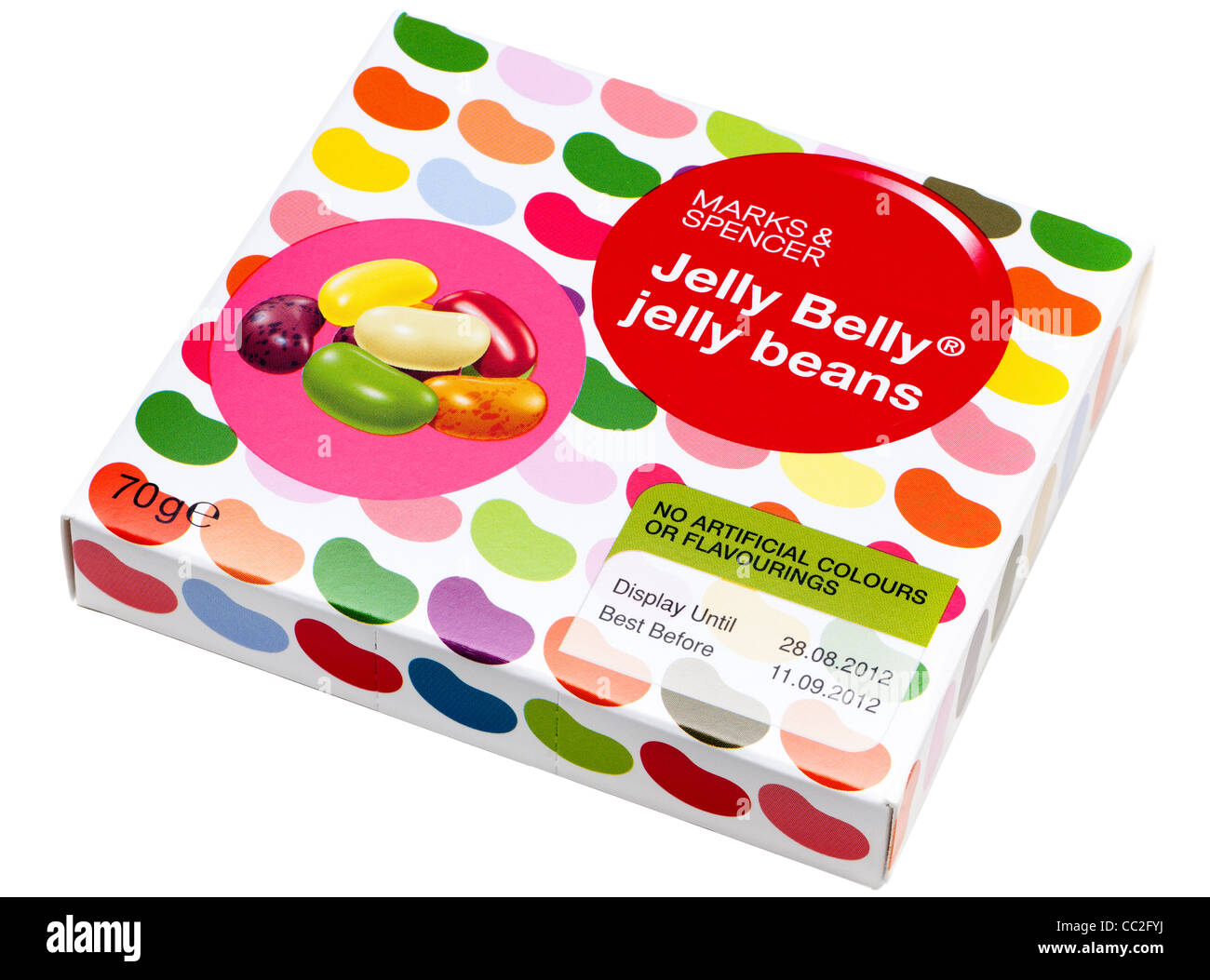 70 grammo box di Jelly Beans da Marks & Spencer Foto Stock