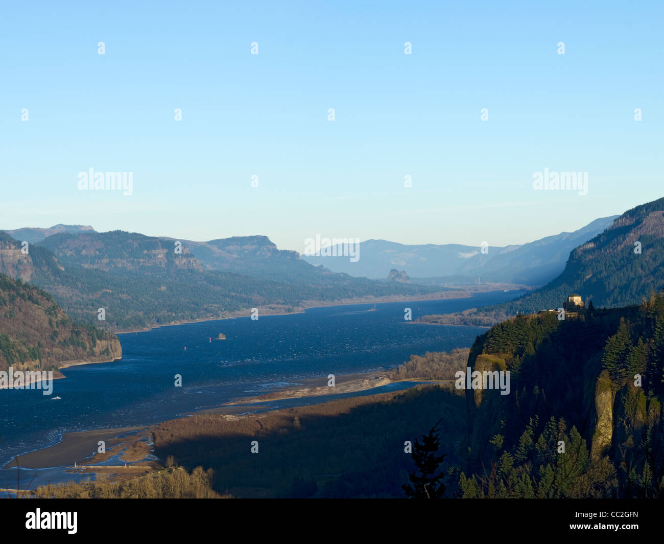 Columbia River Gorge National Scenic Area Foto Stock