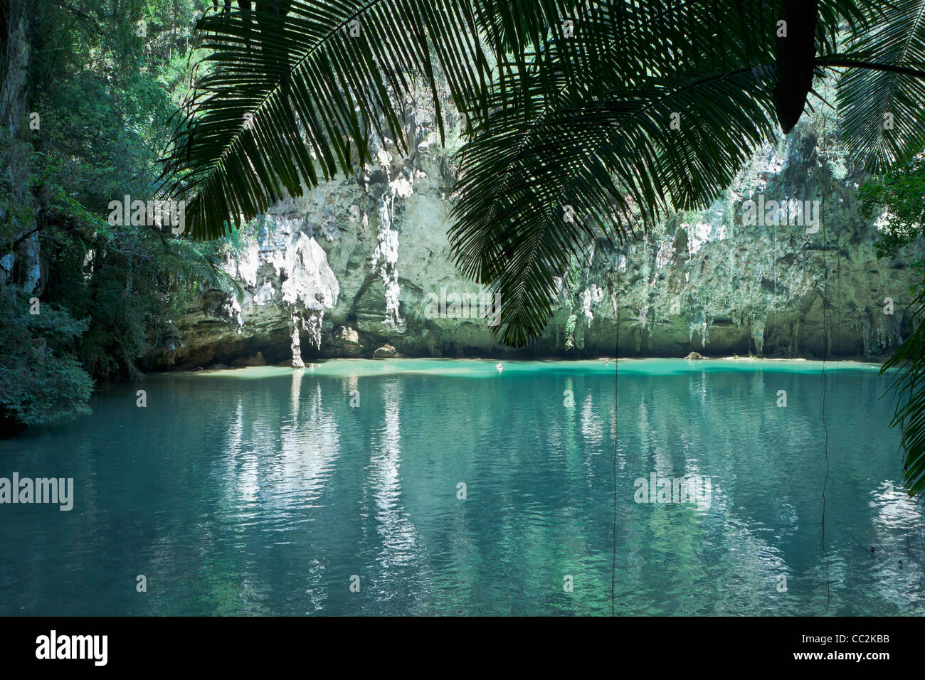 Sa Phra Nang (santa Principessa pool), una laguna nascosta in Laem Phra Nang, Railay, Thailandia. Foto Stock Sa Phra Nang (santa Principessa pool), una laguna nascosta in Laem Phra Nang, Railay, Thailandia. Foto Stock