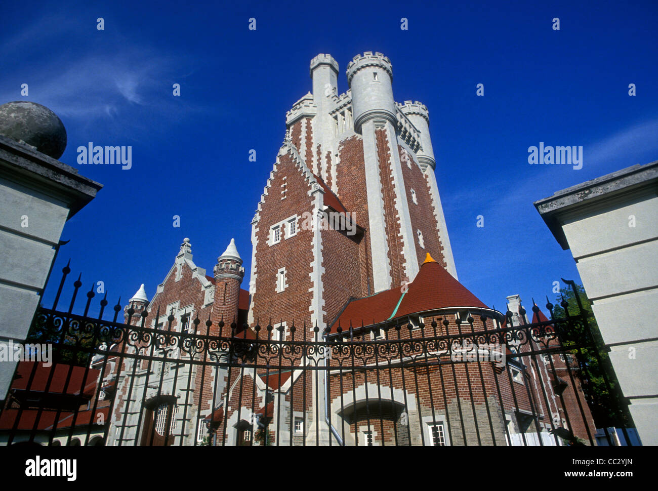 Carriage House, Casa Loma, ex tenuta di Sir Henry Mill Pellatt, Toronto, Provincia di Ontario, Canada Foto Stock