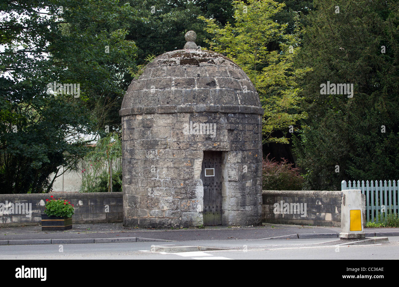 La casa di ciechi o vecchio villaggio di lock up Shrewton Wiltshire Foto Stock