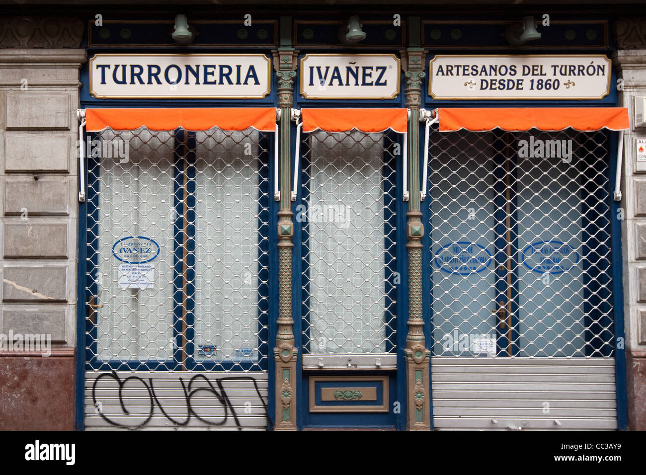 Il vecchio negozio, Casco Viejo, Bilbao, Spagna Foto Stock