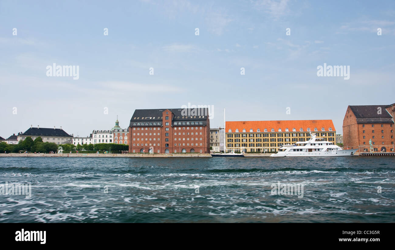 Edifici moderni a Copenhagen, Danimarca Foto Stock