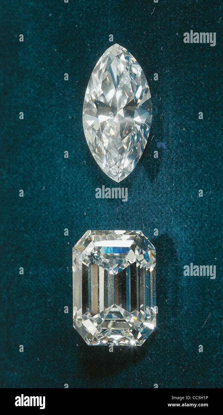 Minerali: Golconda Diamante e diamante in Sud Africa Foto Stock