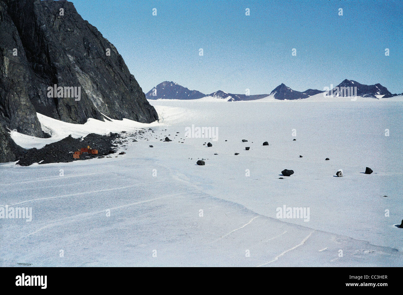 Di ghiaccio in Antartide neve Cap Foto Stock