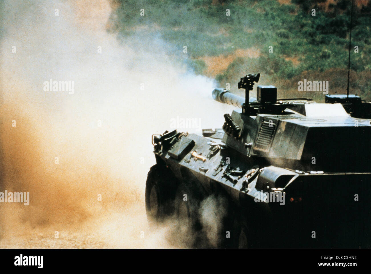 Italiana del ventesimo secolo i veicoli militari armati pesanti Centauro degli anni novanta Foto Stock