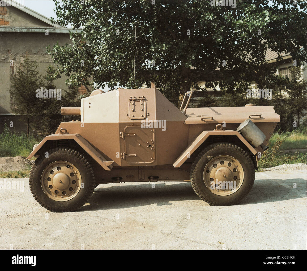 Italiana del ventesimo secolo i veicoli militari lancia lince blindato 1944 Foto Stock