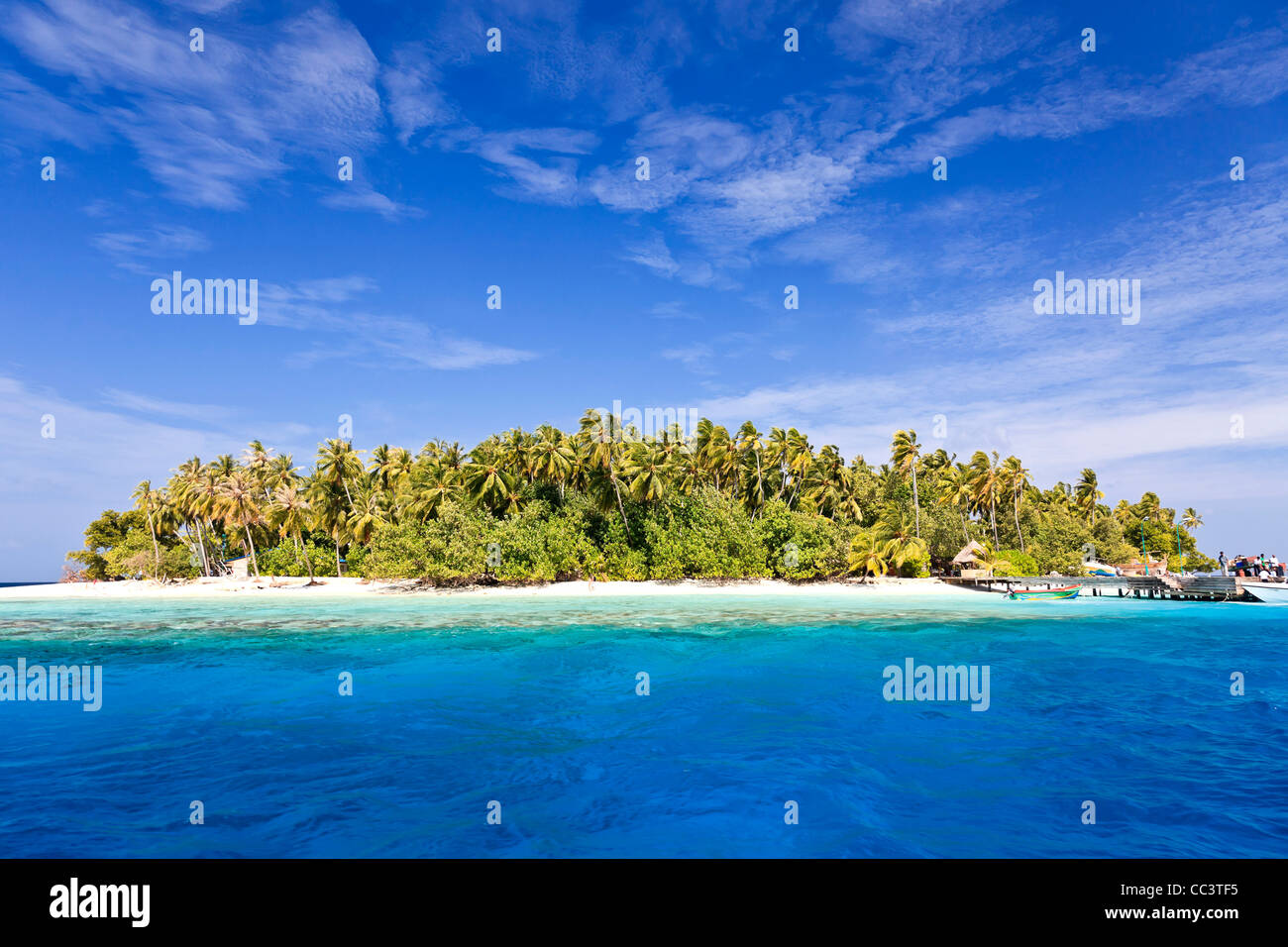 Maldive, Male Atoll, Kuda Bandos Island Foto Stock