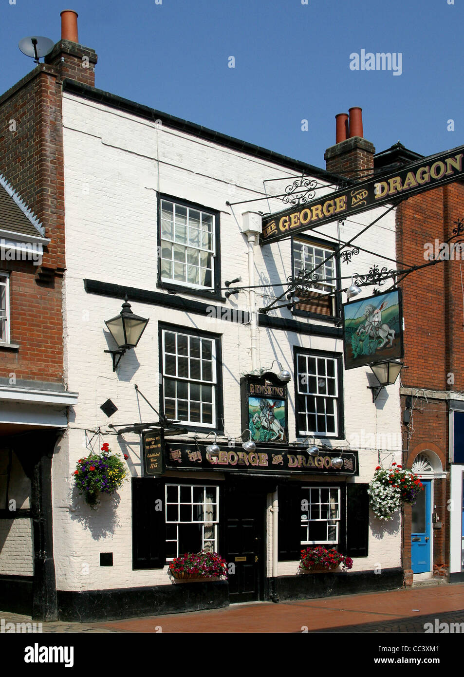 Il George and Dragon Pub nel villaggio di Chesham, Bucks, Regno Unito Foto Stock