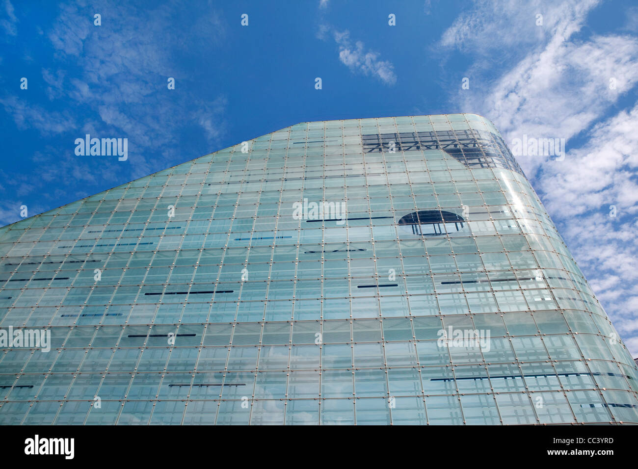 Il nuovo Museo Nazionale del calcio edificio in Manchester, Regno Unito Foto Stock