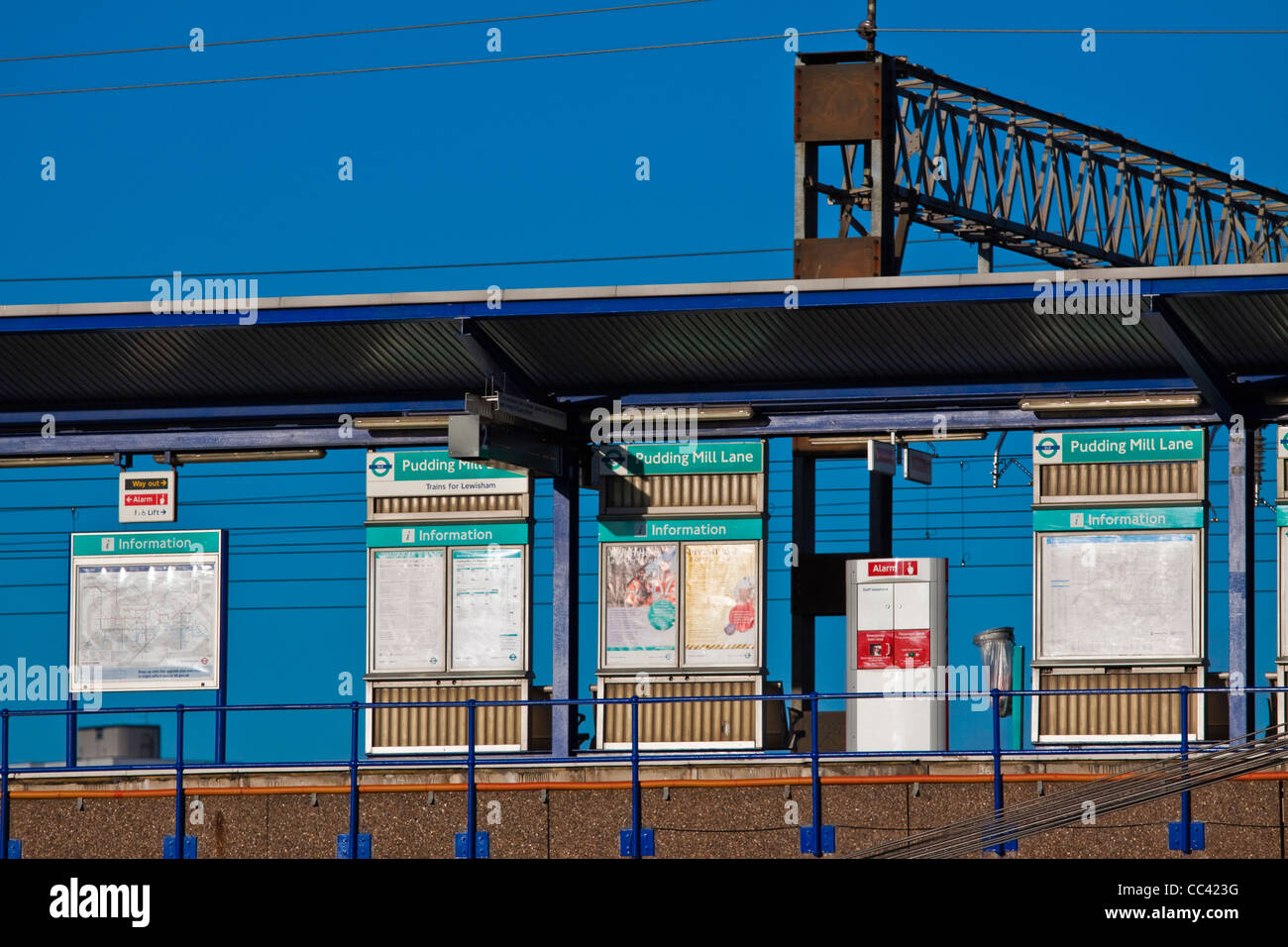 Docklands Light Railway Foto Stock