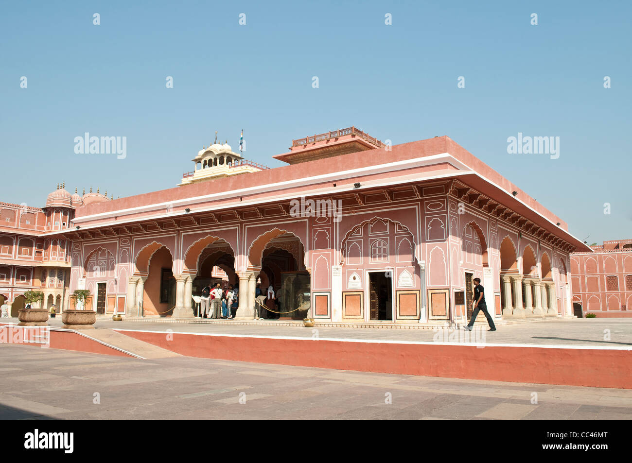 Diwan-i-Khas, sala dell'udienza privata, City Palace, a Jaipur, India Foto Stock