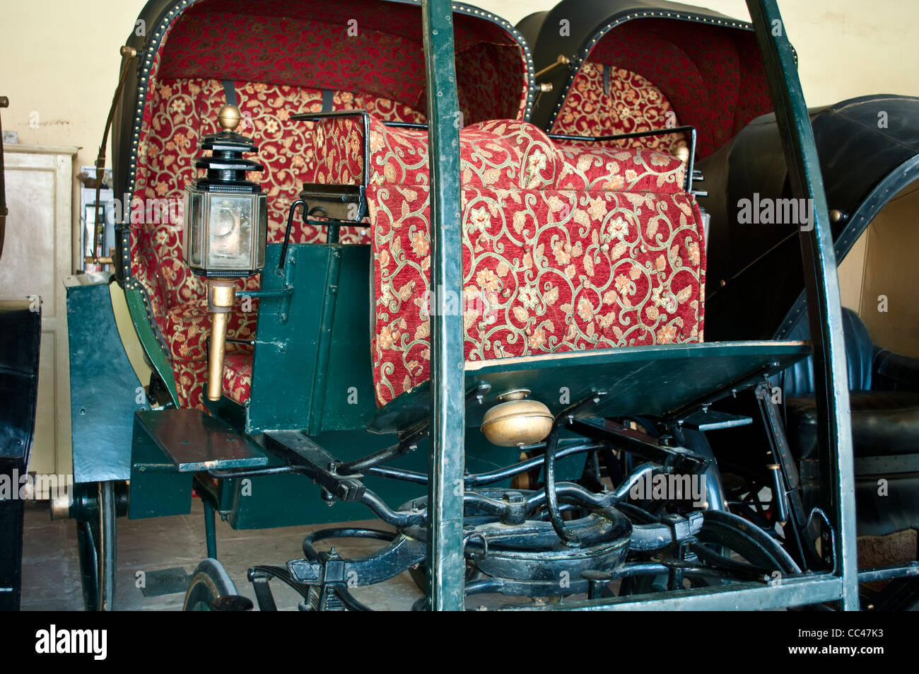 Vecchio carrello, City Palace, a Jaipur, India Foto Stock