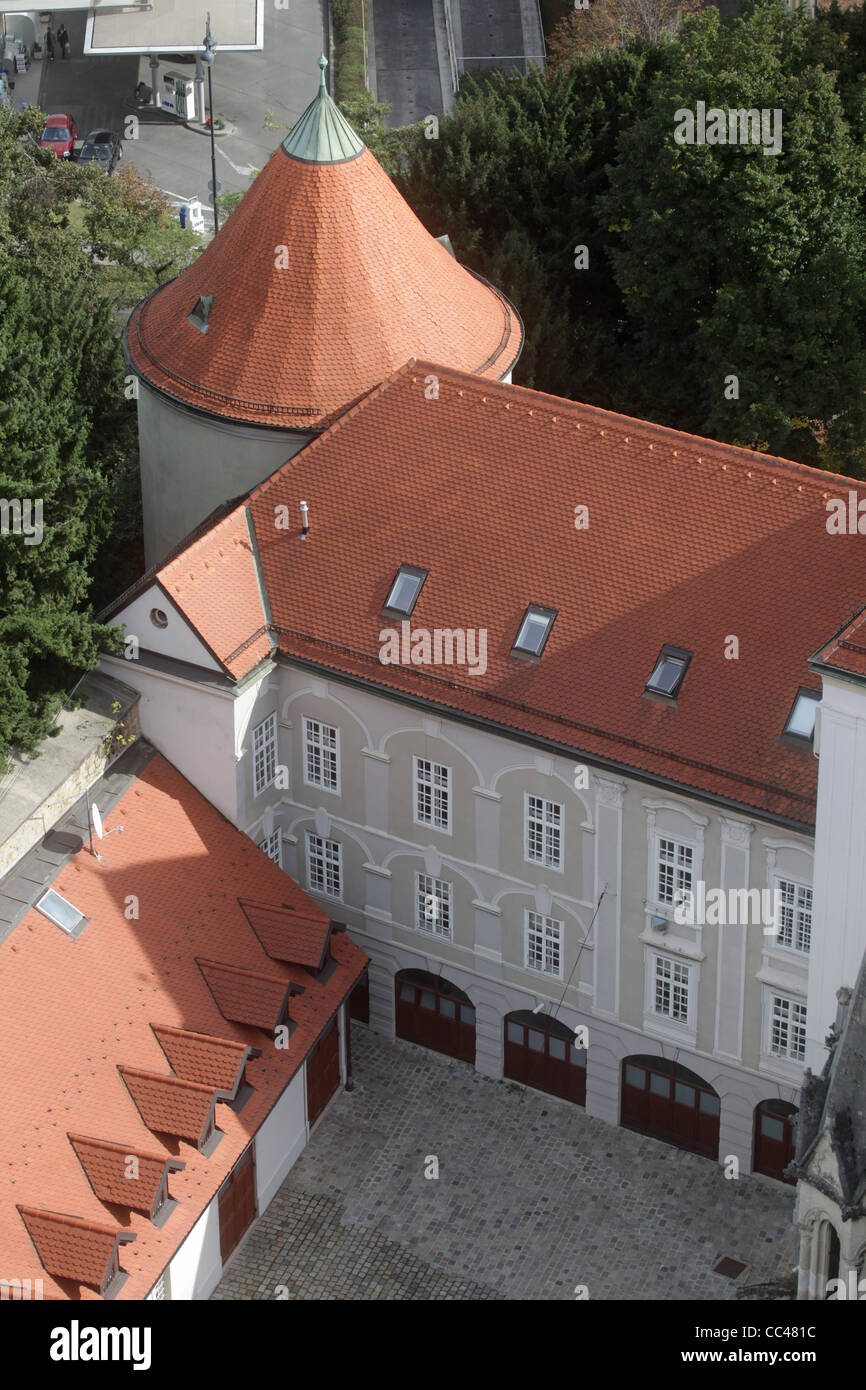 Palazzo dei vescovi di Zagabria, Croazia Foto Stock