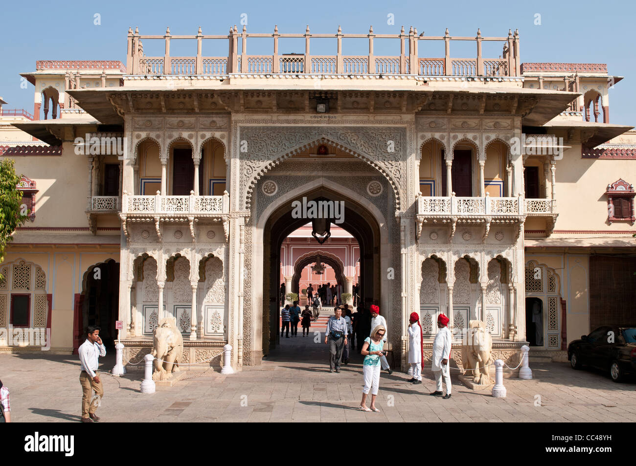 Palazzo di Città, Jaipur, India Foto Stock