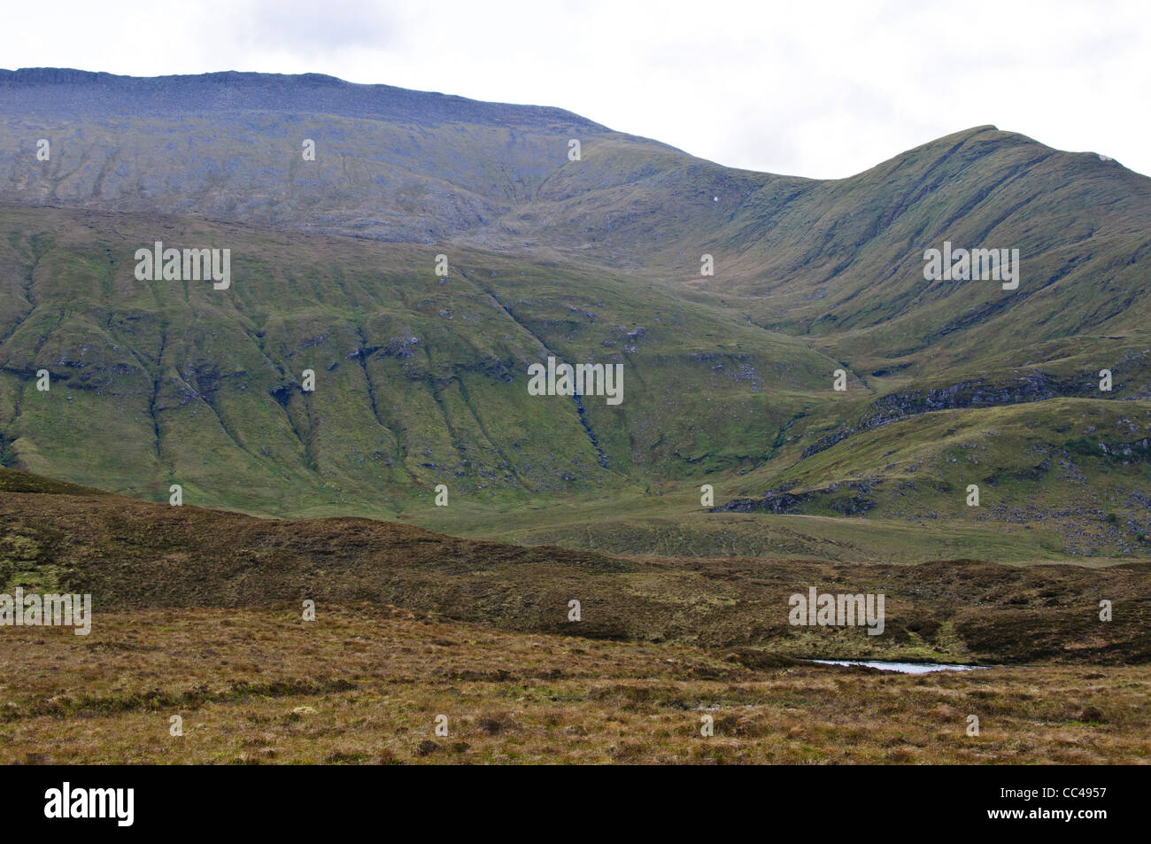 Montagna Foinaven,a soli 12 ft a corto di un Munro,che deve essere al di sopra dei 3000ft,A838 nord, nord-ovest Sutherland,Nord Scozia Scotland Foto Stock