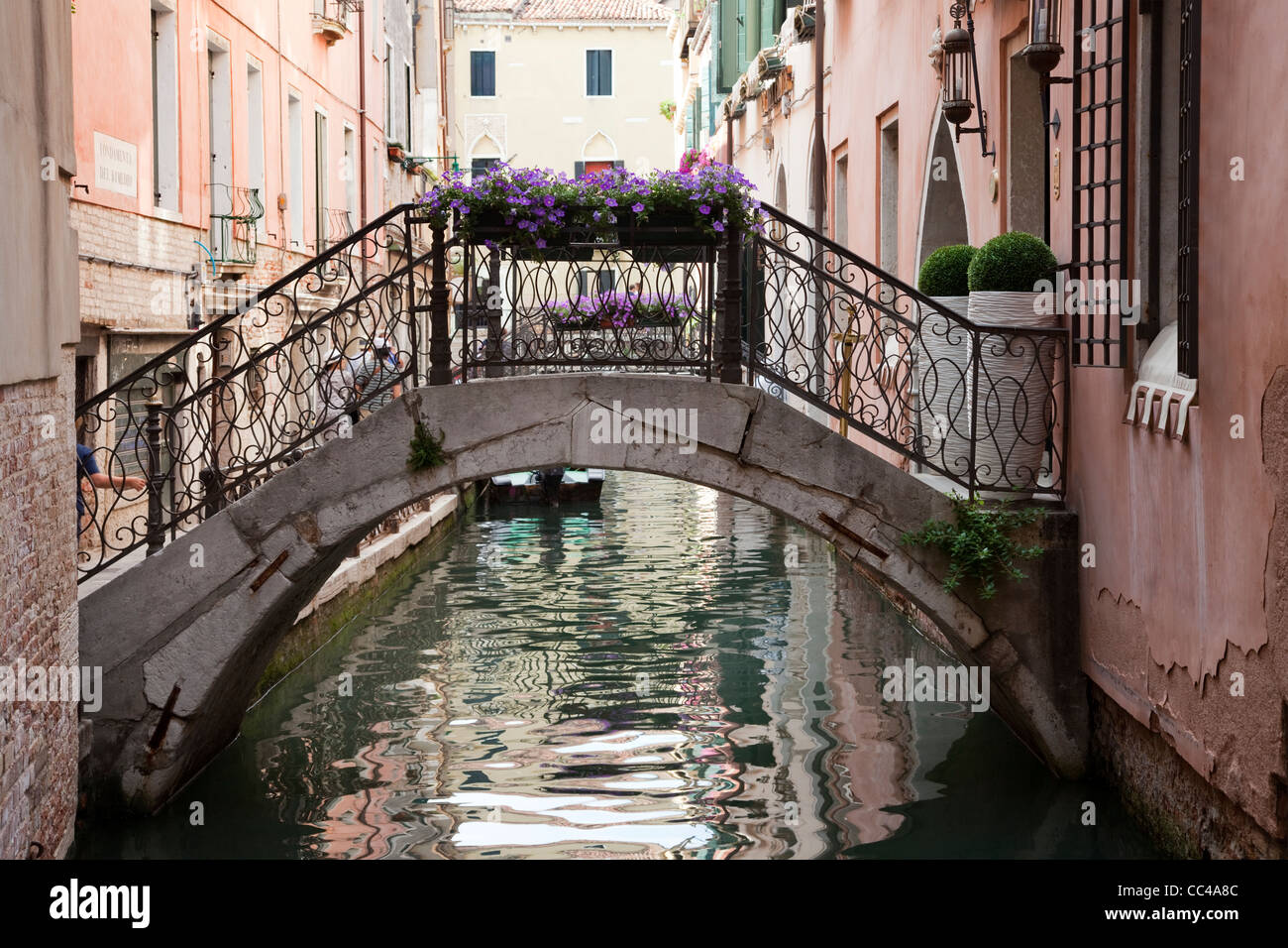 Vista del canal grande e il ponte di Venezia, Italia e Europa Foto Stock