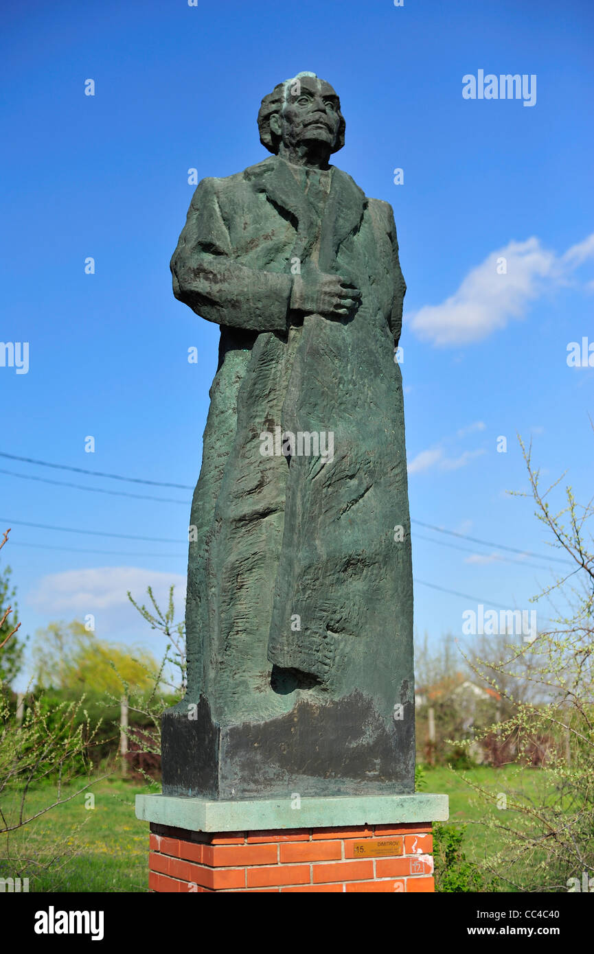 Georgi Dimitrov della statua, Memento Park, Budapest, Ungheria Foto Stock