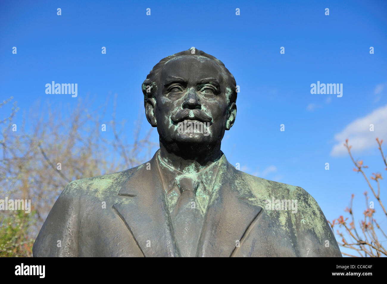 Georgi Dimitrov il busto, Memento Park, Budapest, Ungheria Foto Stock