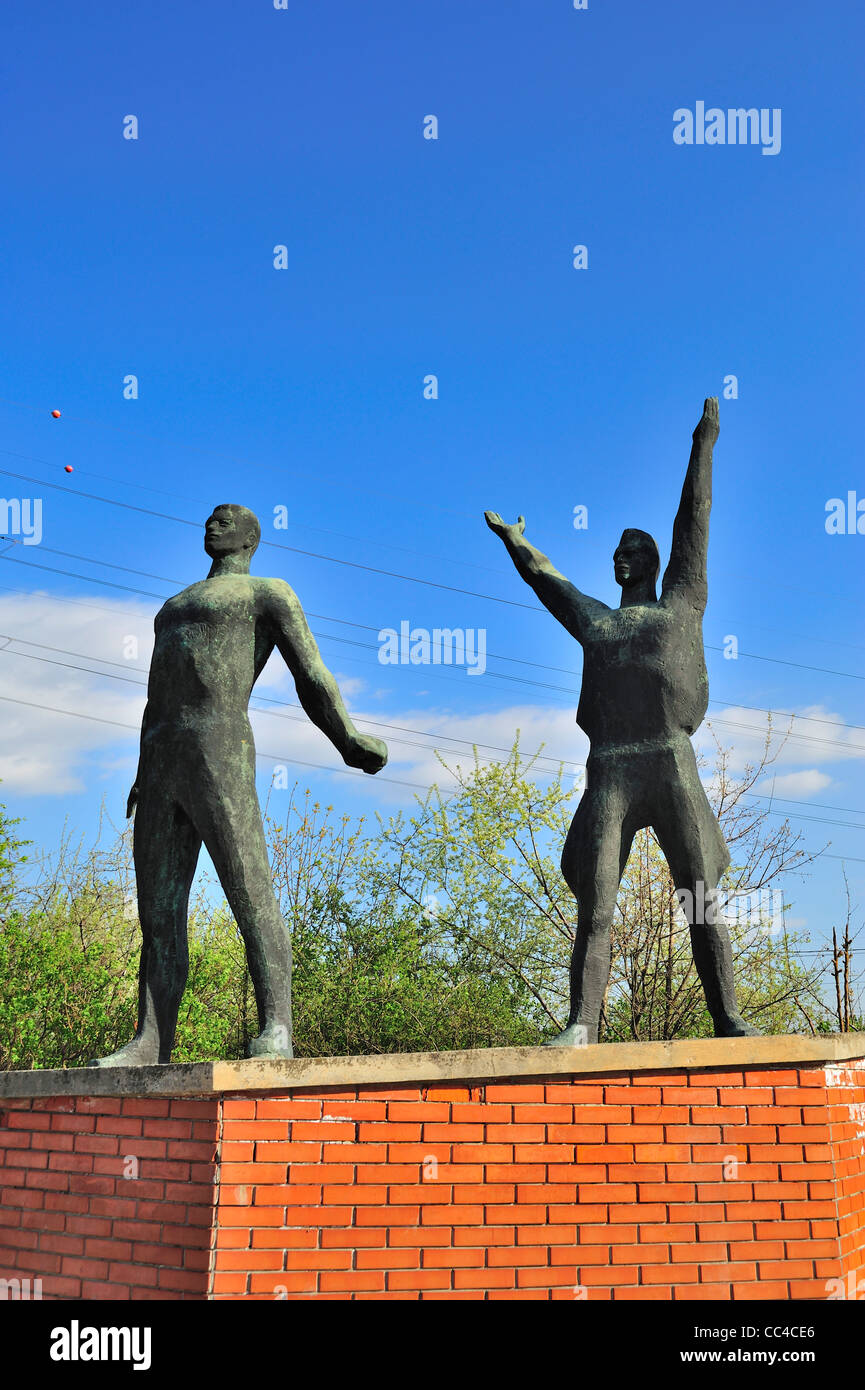 Eroica sovietica Memorial, Memento Park, Budapest, Ungheria Foto Stock