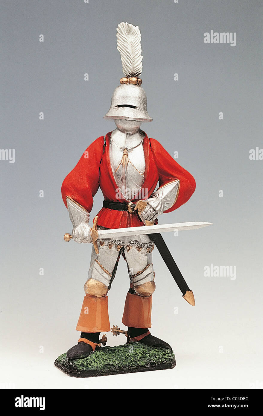 La raccolta: soldati in inglese Knight Armour Armour stile tardo gotico della fine del quindicesimo secolo. Foto Stock