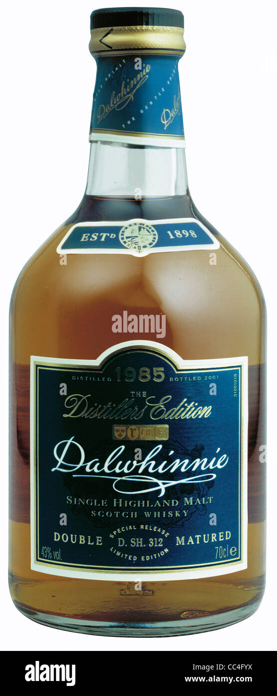 Vini distillati Liquori Whisky Dalwhinnie 1985 maturò doppia Foto Stock
