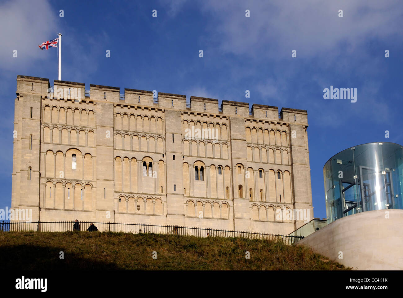 Norwich Castle tenere Foto Stock