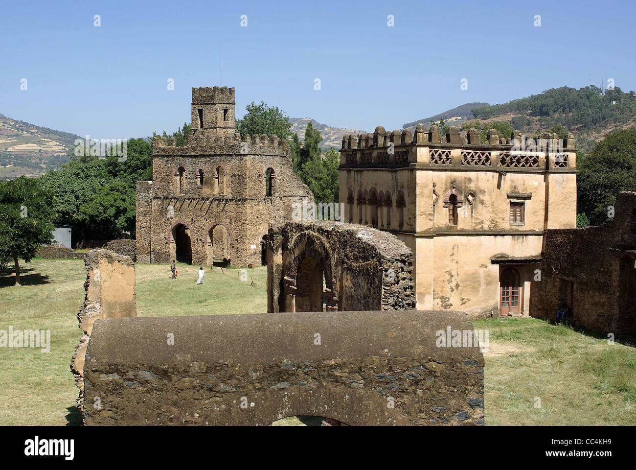 Castello in Etiopia Foto Stock