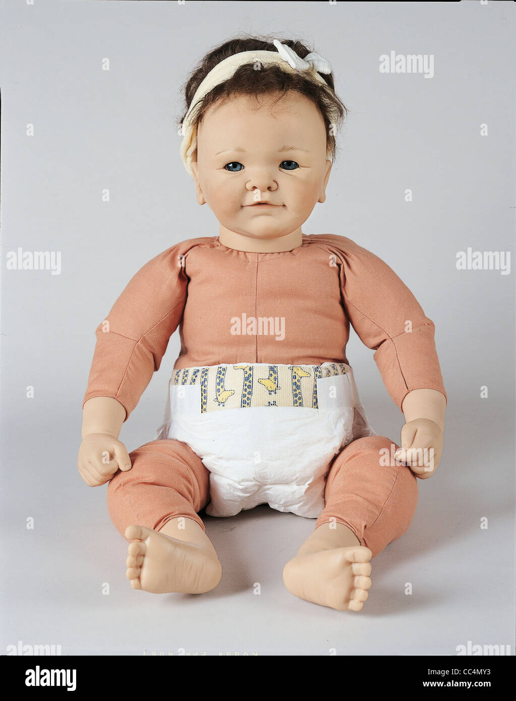 Articoli da collezione: Bambole collezionisti Mandy N.32 cm.60 Gotz al designer di prodotto Didy Jacobsen Foto Stock
