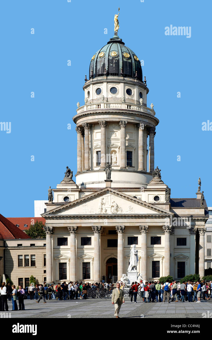 Cattedrale francese sul mercato del gendarme a Berlino. Foto Stock