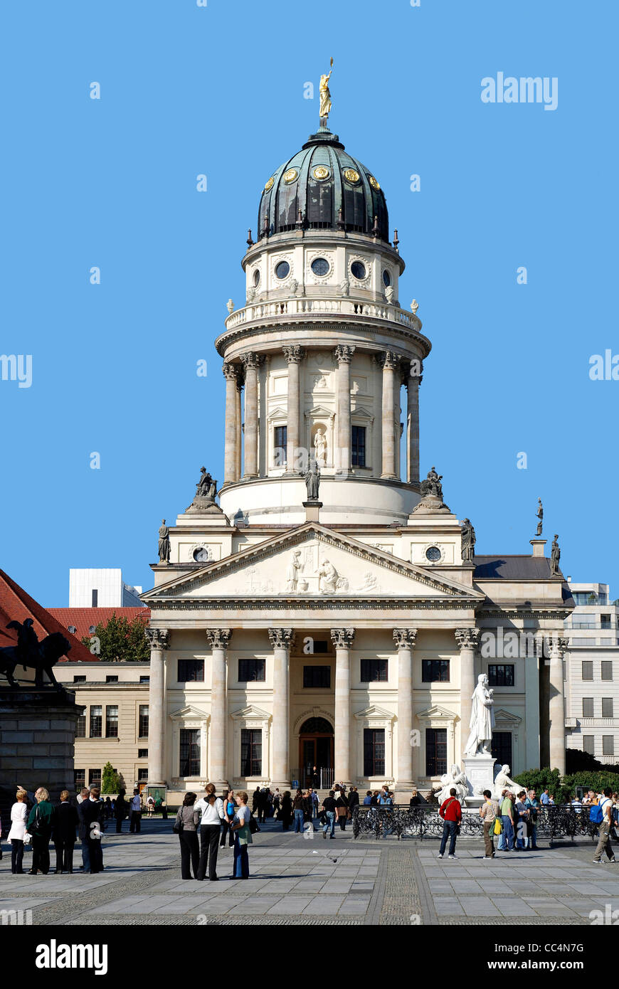 Cattedrale francese sul mercato del gendarme a Berlino. Foto Stock