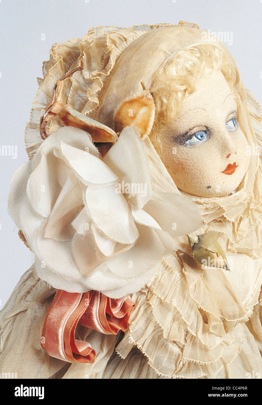 La raccolta di giocattoli del XX secolo. La bambola Furga. 30S. H. cm. 58. Particolare Foto Stock