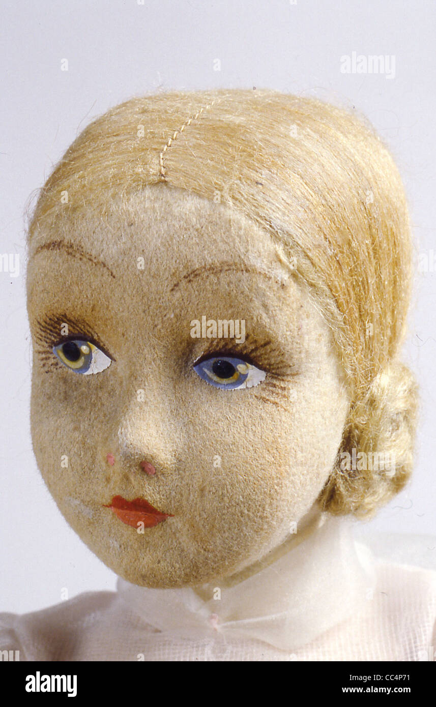 La raccolta di giocattoli del XX secolo. La bambola Furga. 30S. H. cm. 44. Particolare Foto Stock