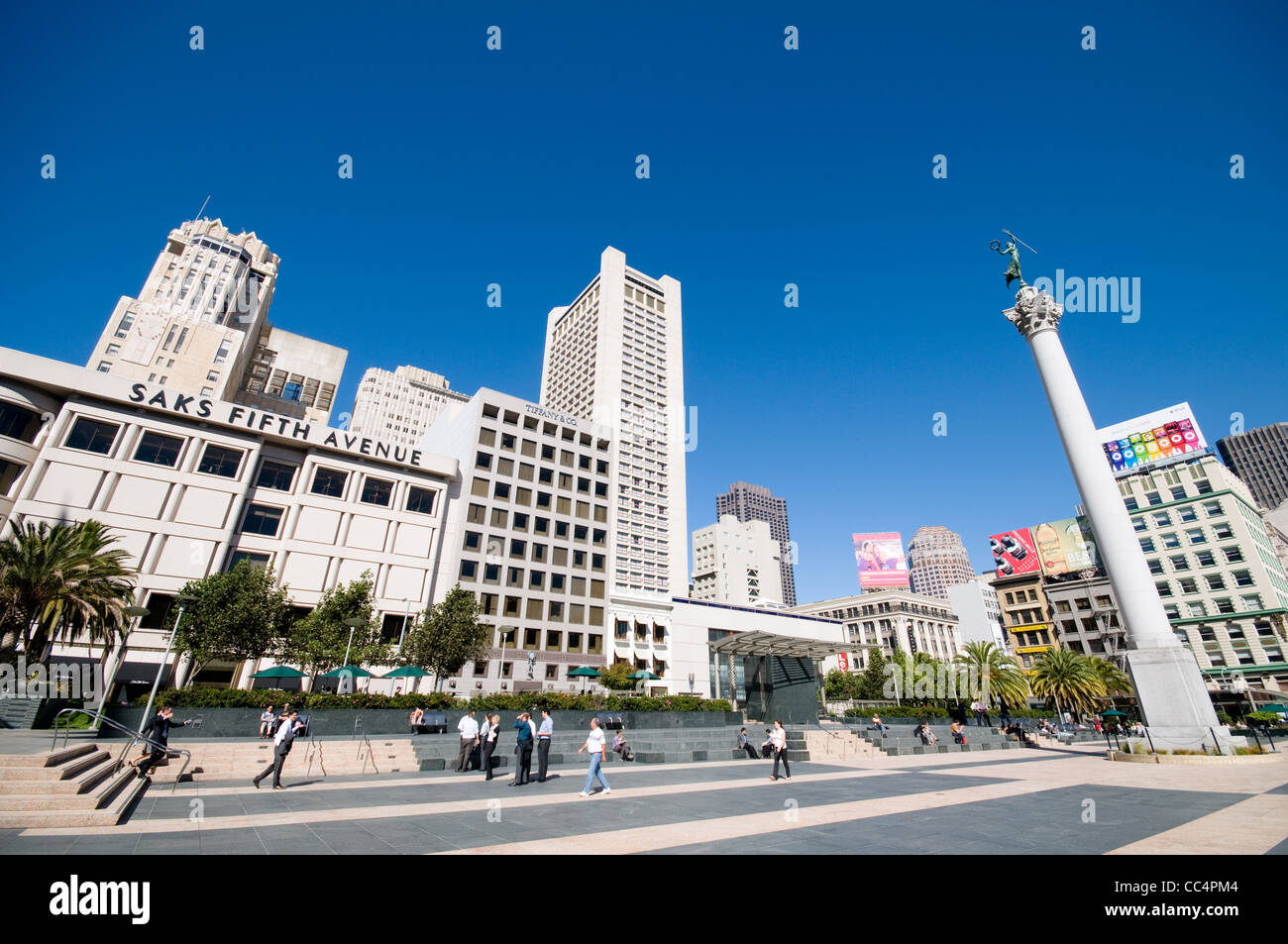 Union Square di San Francisco Foto Stock