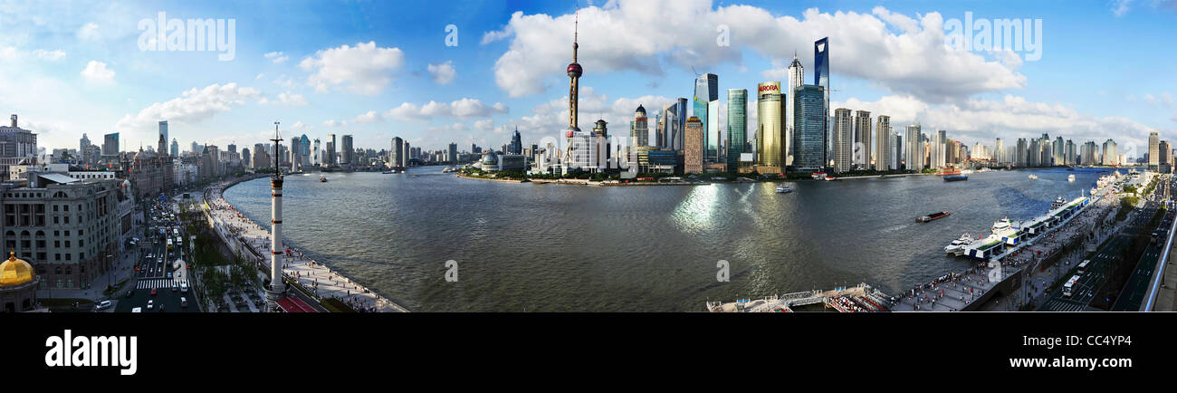 Paesaggio di Shanghai, Cina Foto Stock