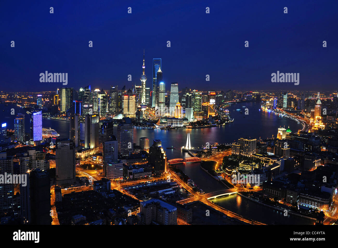 Paesaggio di Shanghai, Cina Foto Stock