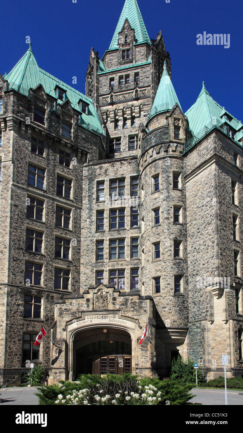 Canada Ontario, Ottawa, Confederazione edificio, Foto Stock